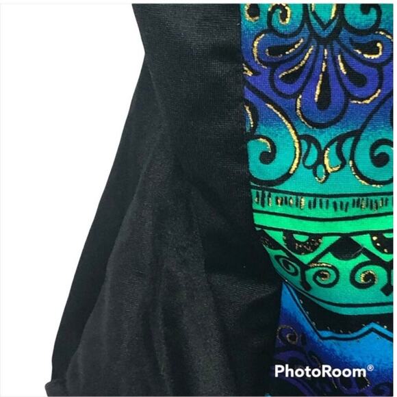 Jantzen Vintage 80s/90s Black One-Piece Swimsuit NWT Size M Retro - Picture 6 of 16